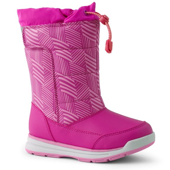 Lands' End Other - NIB Lands' End Snow Flurry Winter Boots RAPBERRY PINK GEO